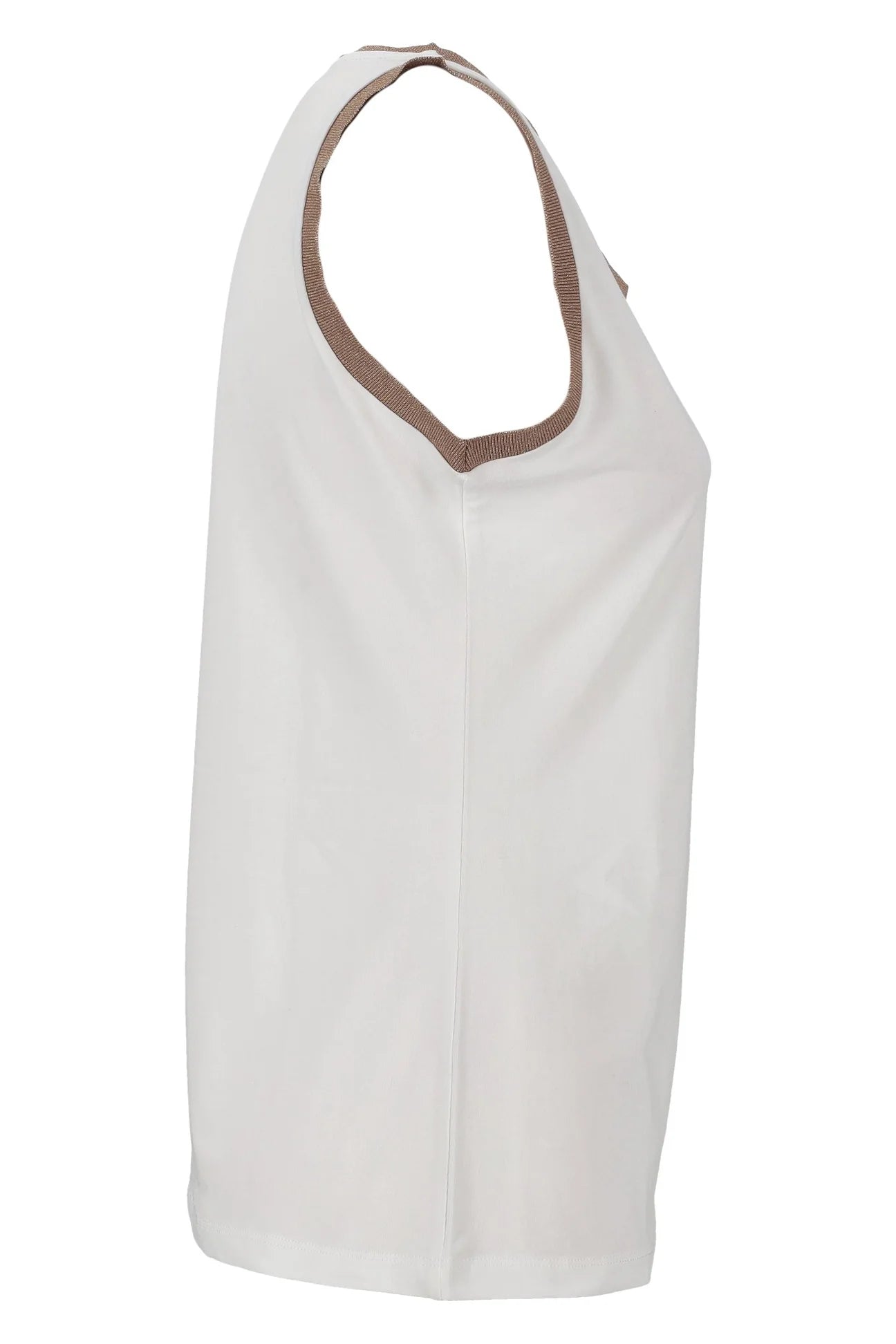 Maidamila - Canotta rifiniture oro