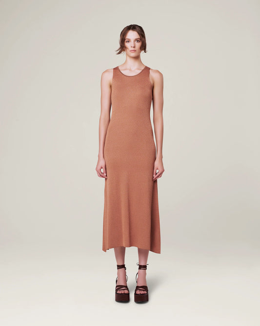 Maidamila - Vestito Longuette in filato di viscosa