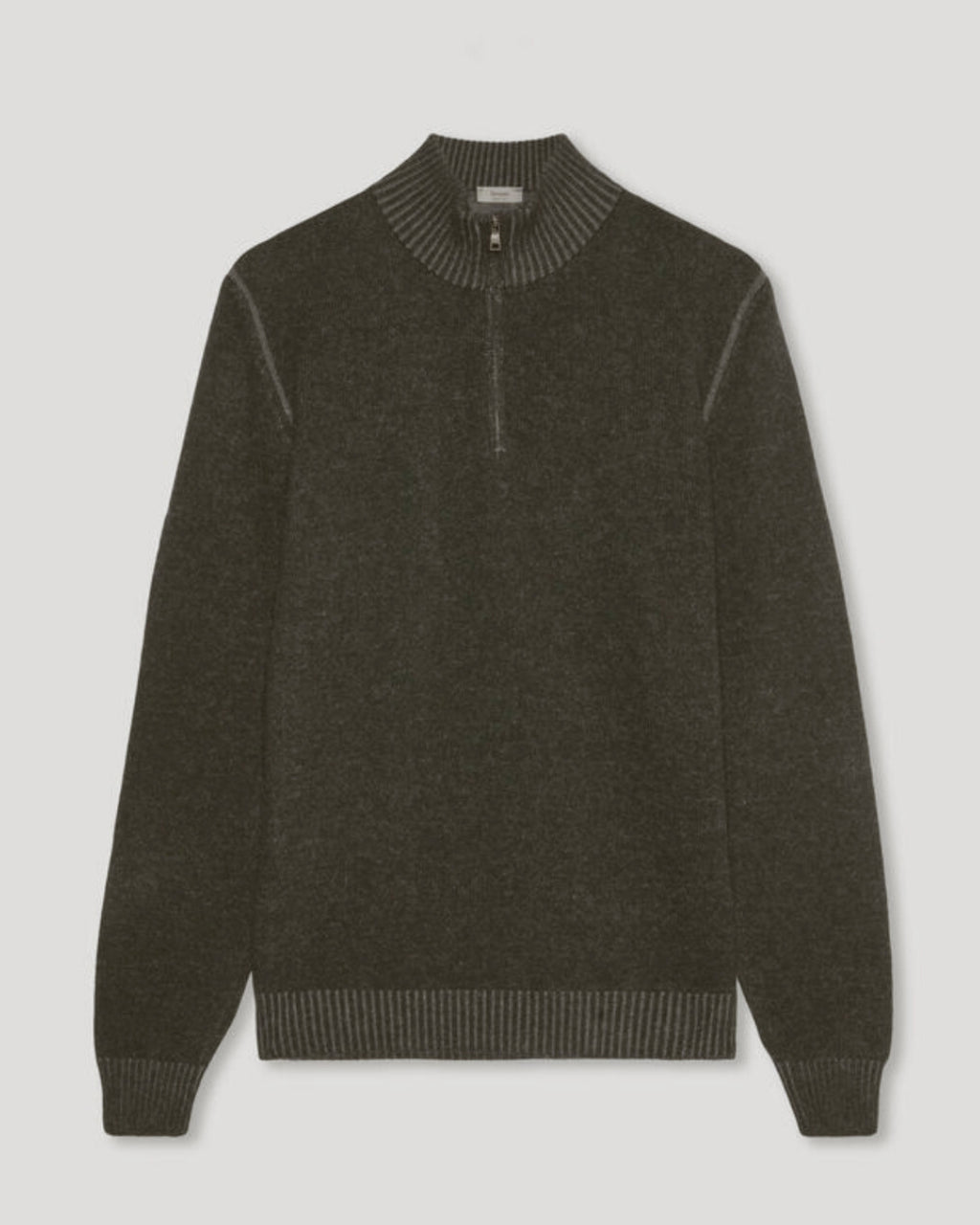Ferrante | Serafino con  Zip in Lana Merino Extrafine | Uomo