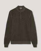 Ferrante | Serafino con  Zip in Lana Merino Extrafine | Uomo