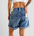 Replay | Shorts Donna Denim Straight Fit | Medium Blue