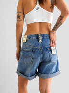 Replay | Shorts Donna Denim Straight Fit | Medium Blue