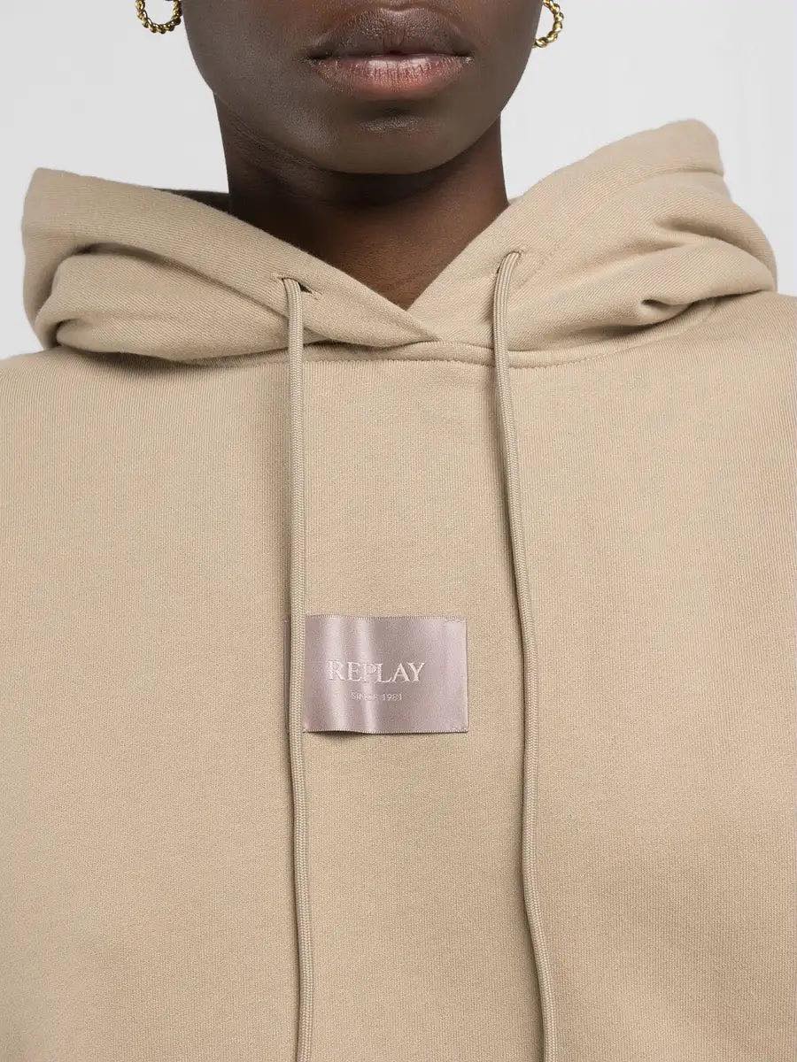 Replay | Felpa Oversize Beige