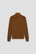 Ferrante | Dolcevita Ciclista Lana Merino Extrafine Caramel Brown | Uomo