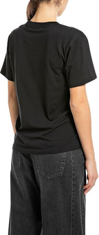 Replay | T-Shirt Donna Logo in metallo | Black