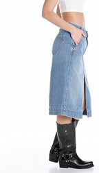 Replay | Gonna Midi in Denim Blu | Gonna Donna