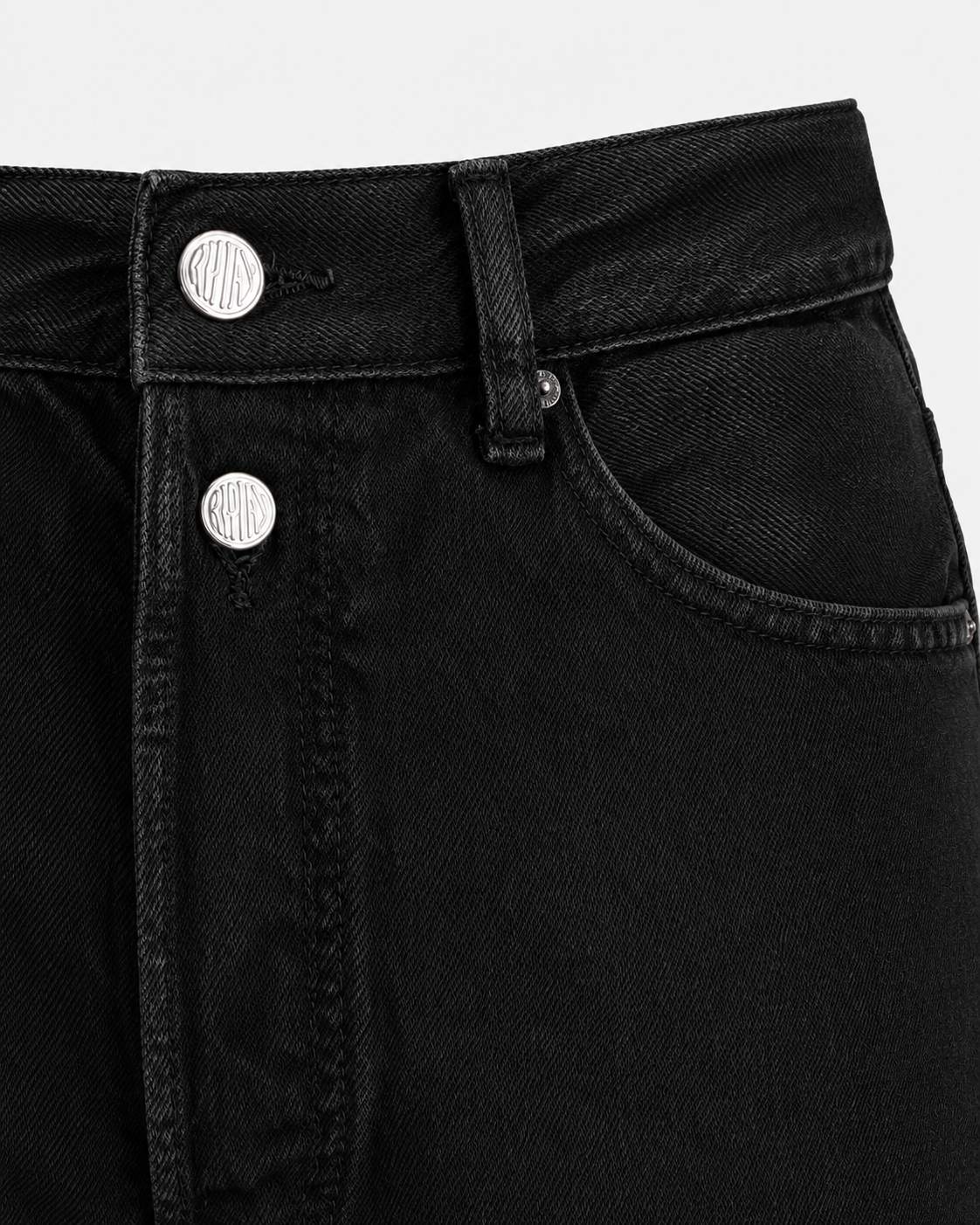 Replay | Shorts Donna Denim Straight Fit | Black