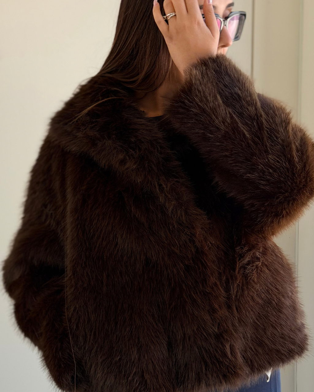 Risskio | Giacca double face in ecopelliccia