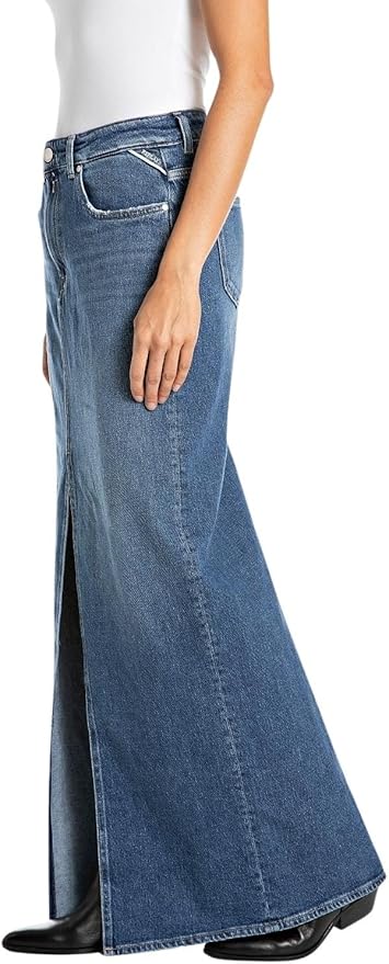 Replay | Gonna Lunga in Jeans Blu