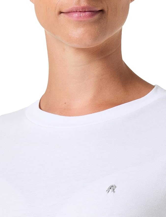Replay - T-shirt con logo in metallo
