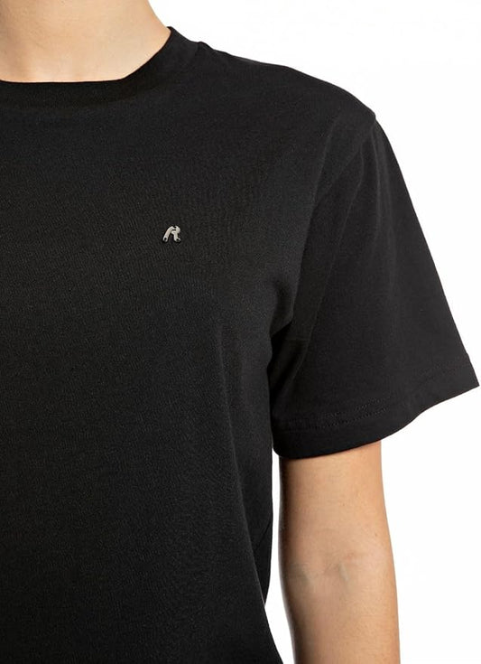 Replay - T-shirt con logo in metallo
