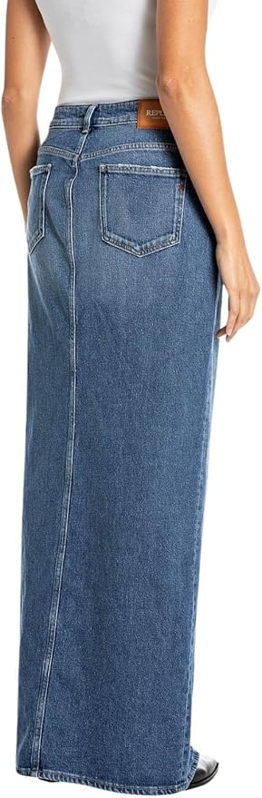 Replay | Gonna Lunga in Jeans Blu