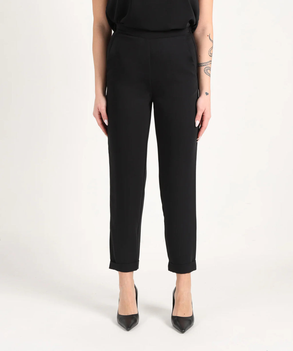 Maidamila | Pantalone con Risvolto Elegante | Pantalone Donna