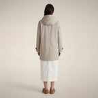 Save The Duck | April | Impermeabile Donna Rainy Beige con Cappuccio