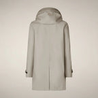 Save The Duck | April | Impermeabile Donna Rainy Beige con Cappuccio