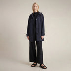Save The Duck | April | Impermeabile Donna Blue Black con Cappuccio