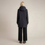 Save The Duck | April | Impermeabile Donna Blue Black con Cappuccio