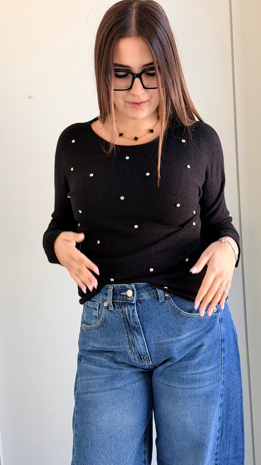 Risskio | Maglia Isabel con strass