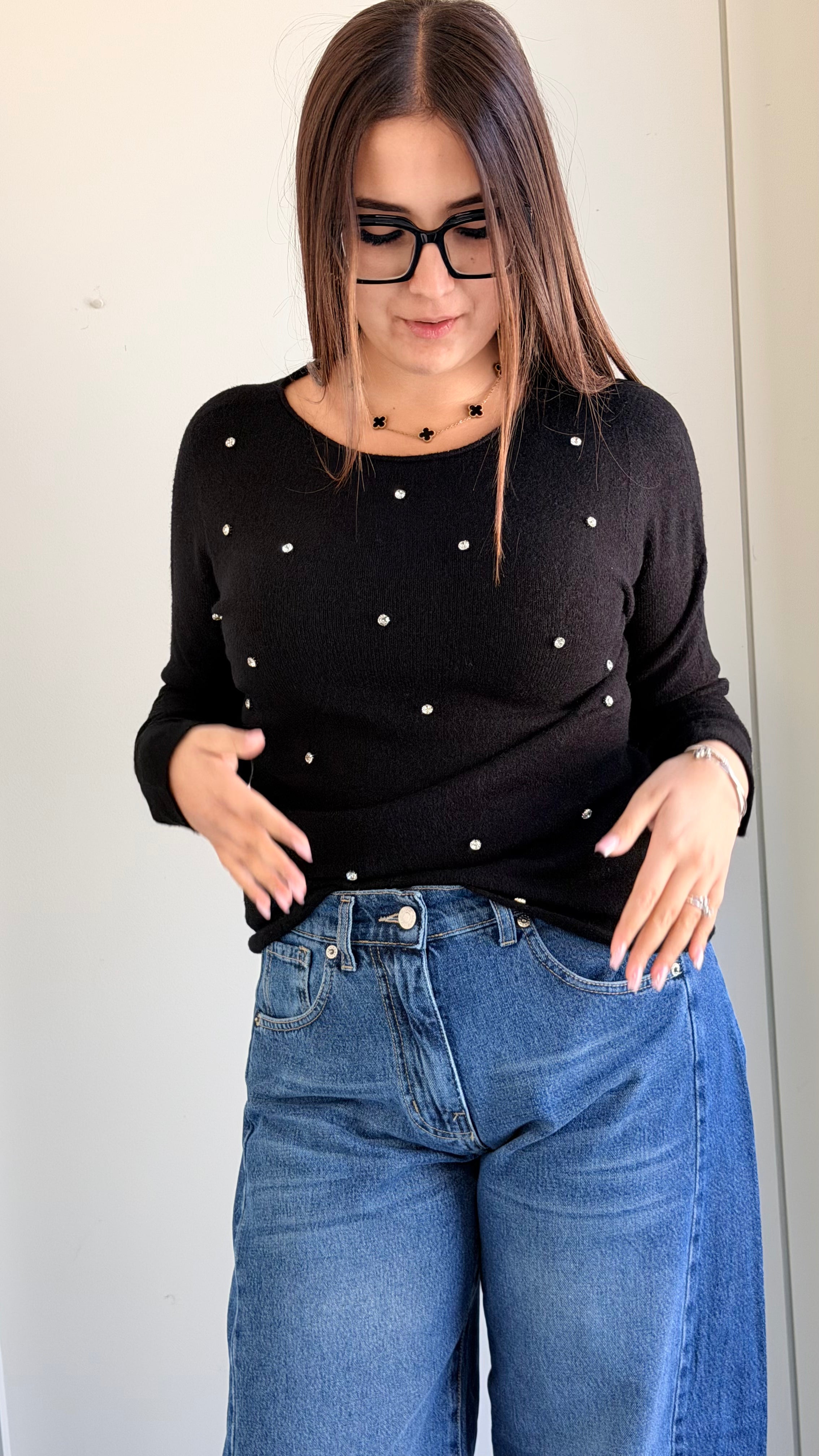 Risskio | Maglia Isabel con strass