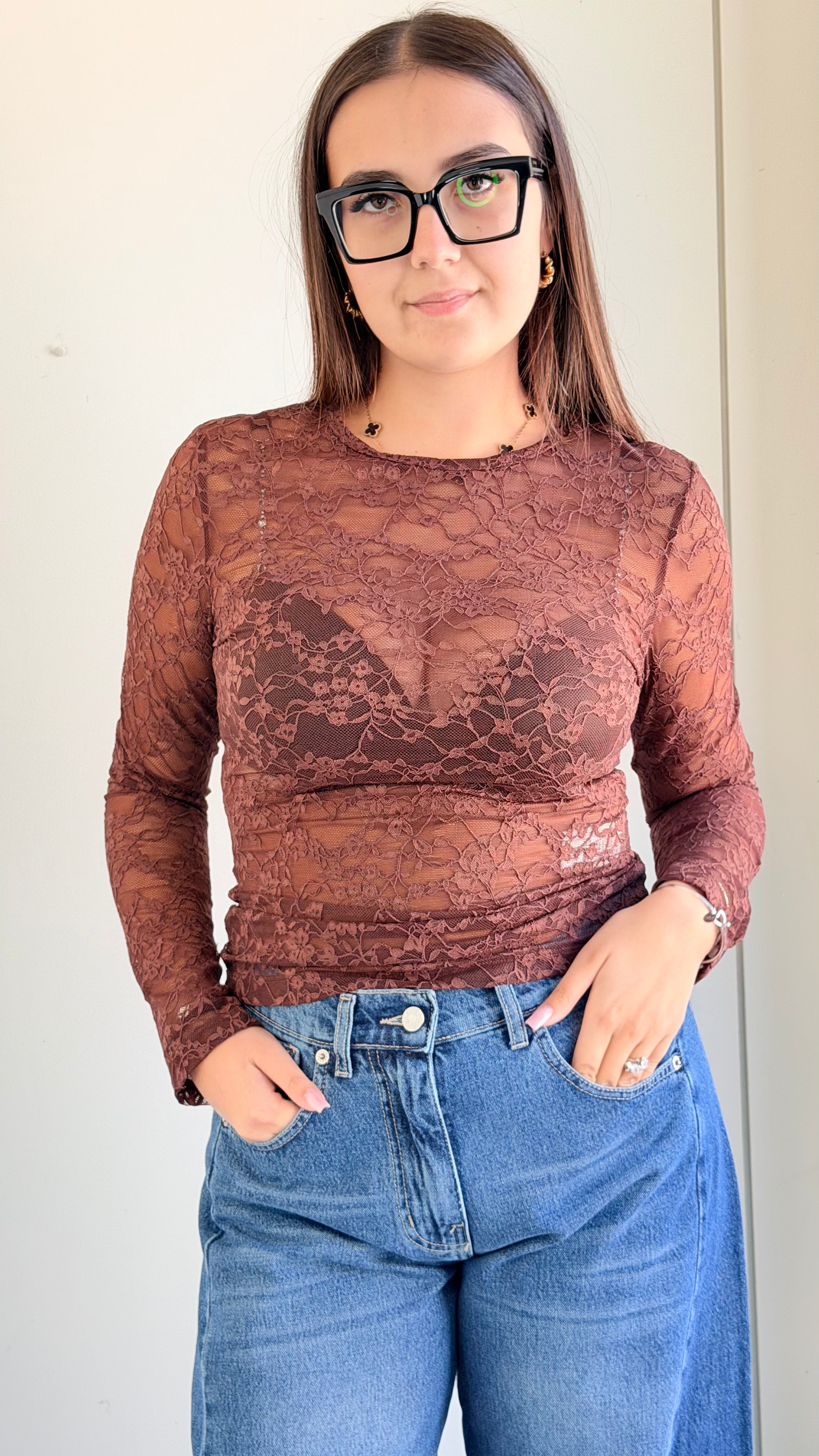 Risskio | Maglia Sadie in pizzo