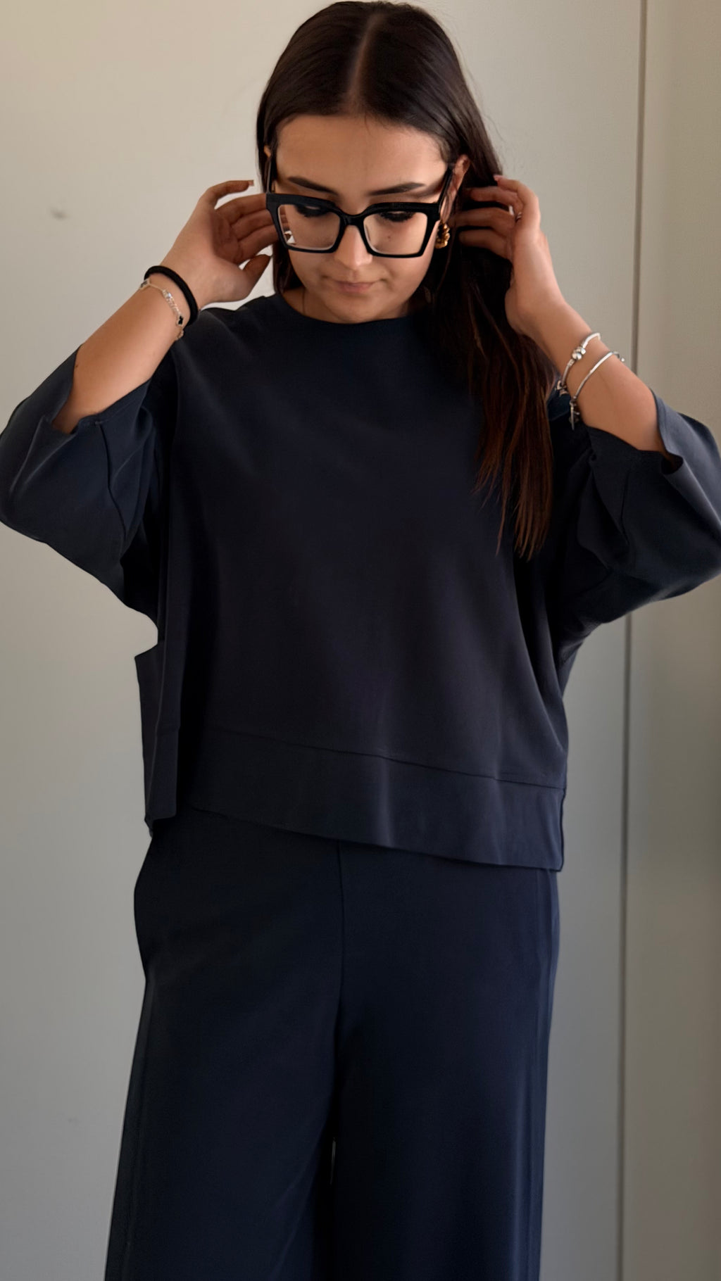 Risskio | Felpa Ruby in misto modal blu
