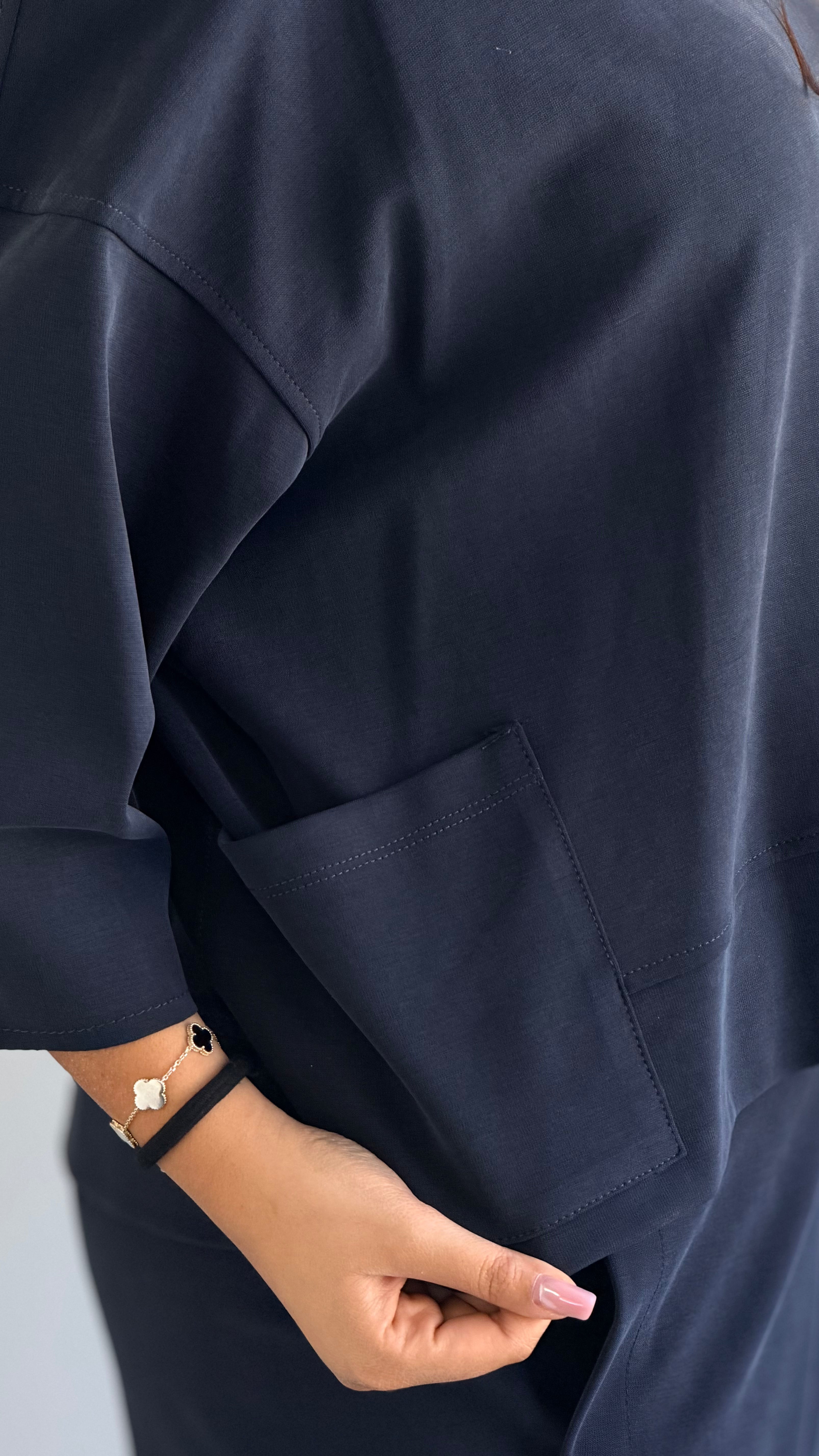 Risskio | Felpa Ruby in misto modal blu