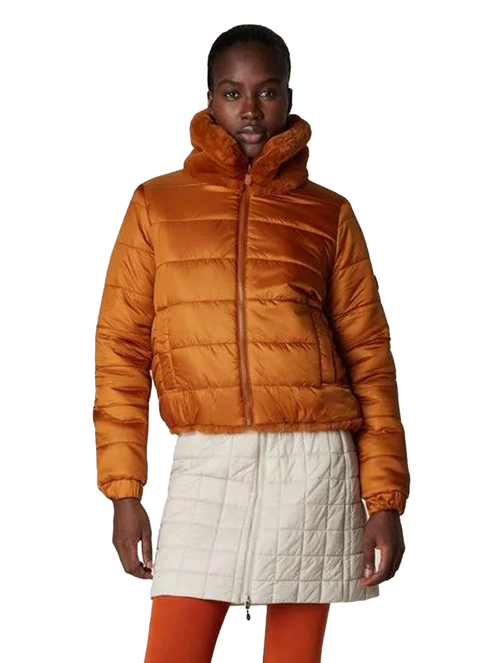 Save The Duck | Laila Piumino Donna Caramel Brown Animal Free