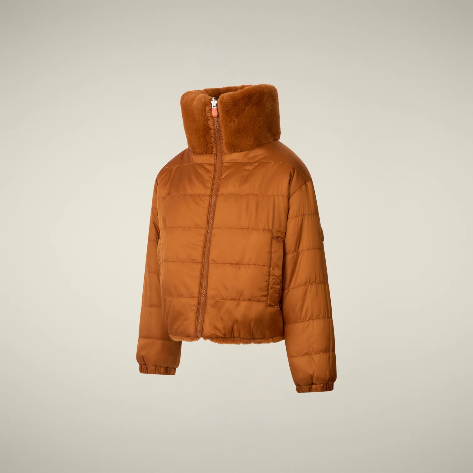 Save The Duck | Laila Piumino Donna Caramel Brown Animal Free