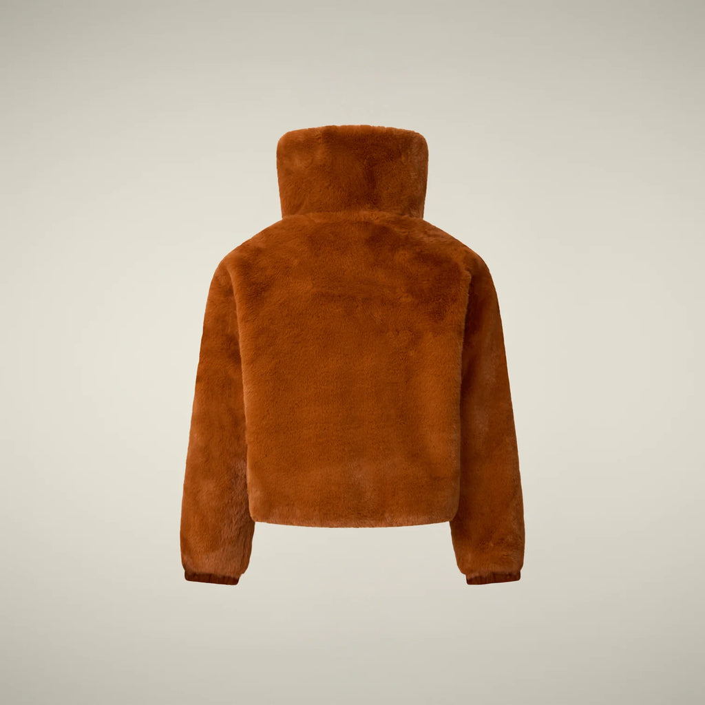 Save The Duck | Laila Piumino Donna Caramel Brown Animal Free