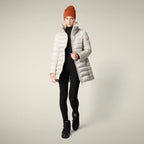 Save The Duck | Lydia Puffer Jacket Donna Rainy Beige Animal Free