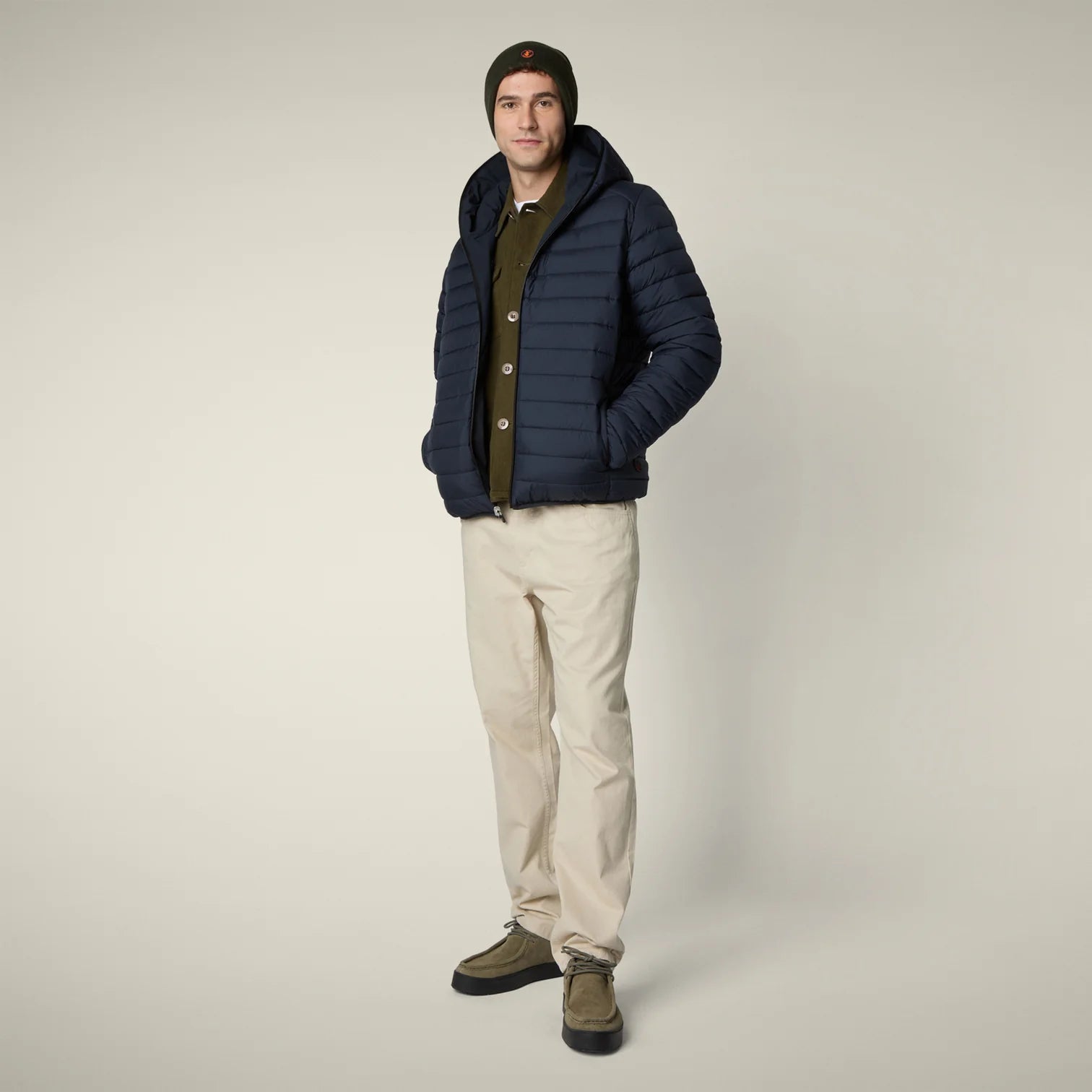 Save The Duck | Ezra Giubbotto Uomo Blue/Black Animal Free