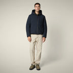 Save The Duck | Ezra Giubbotto Uomo Blue/Black Animal Free