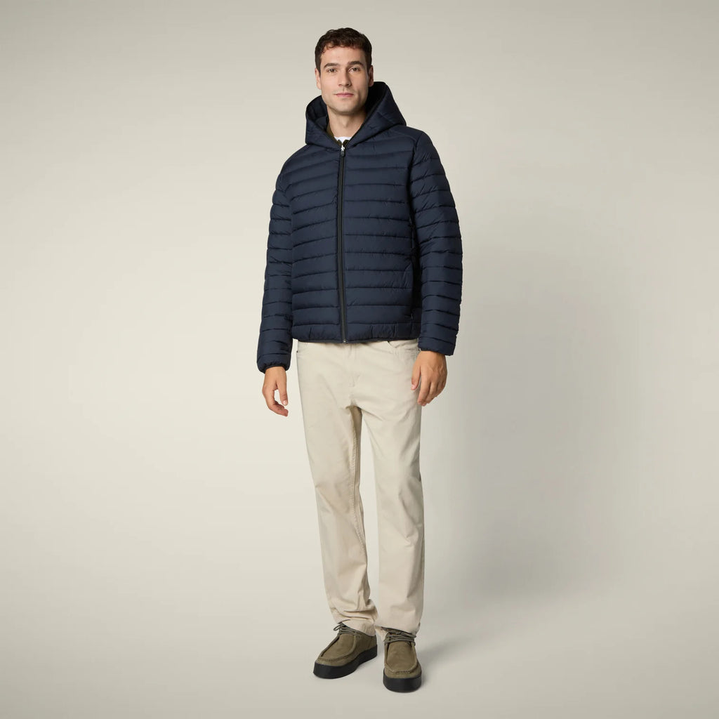 Save The Duck | Ezra Giubbotto Uomo Blue/Black Animal Free