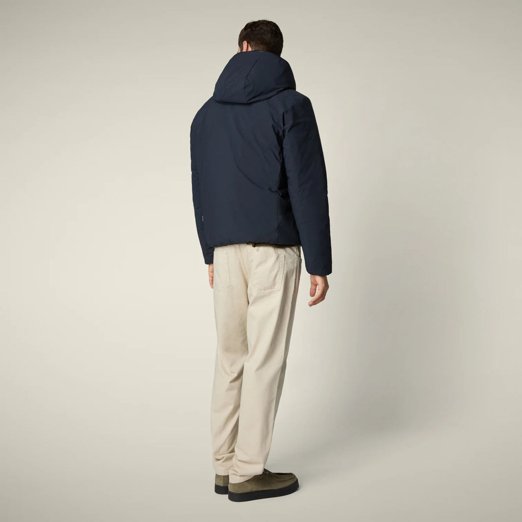 Save The Duck | Ezra Giubbotto Uomo Blue/Black Animal Free