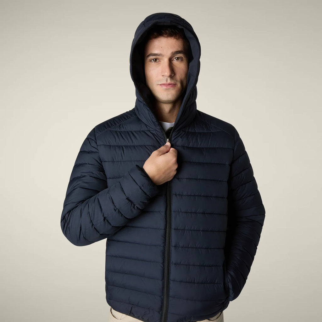 Save The Duck | Ezra Giubbotto Uomo Blue/Black Animal Free