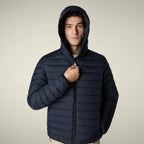 Save The Duck | Ezra Giubbotto Uomo Blue/Black Animal Free