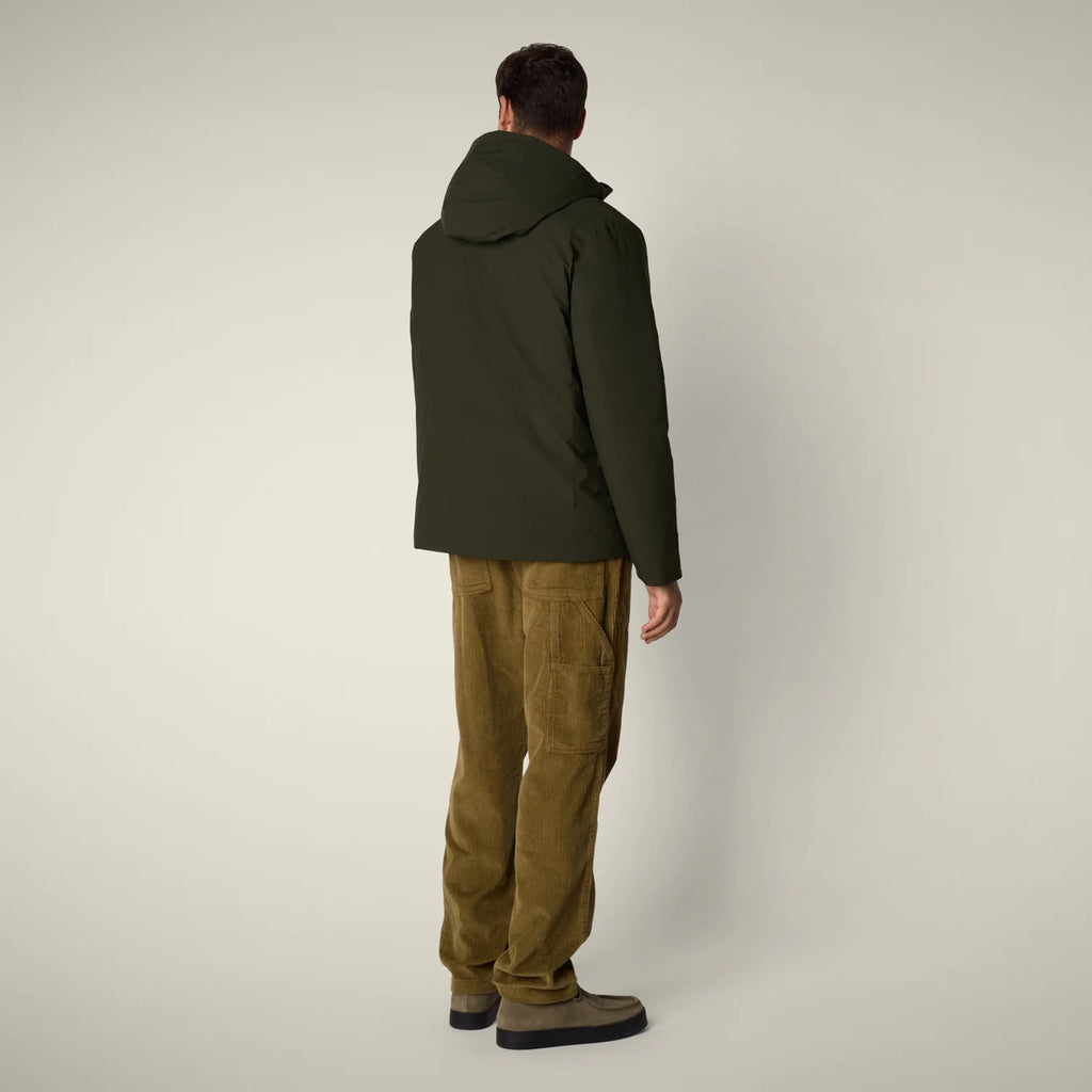 Save The Duck | Obione Giacca Uomo Land Green Animal Free