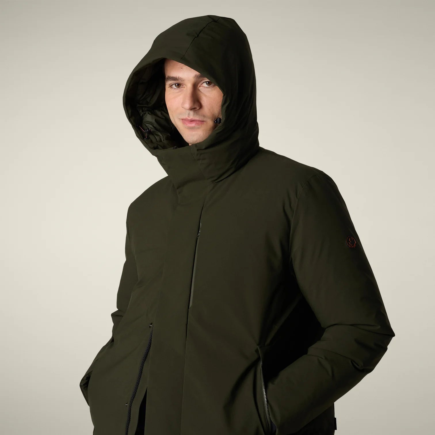 Save The Duck | Obione Giacca Uomo Land Green Animal Free