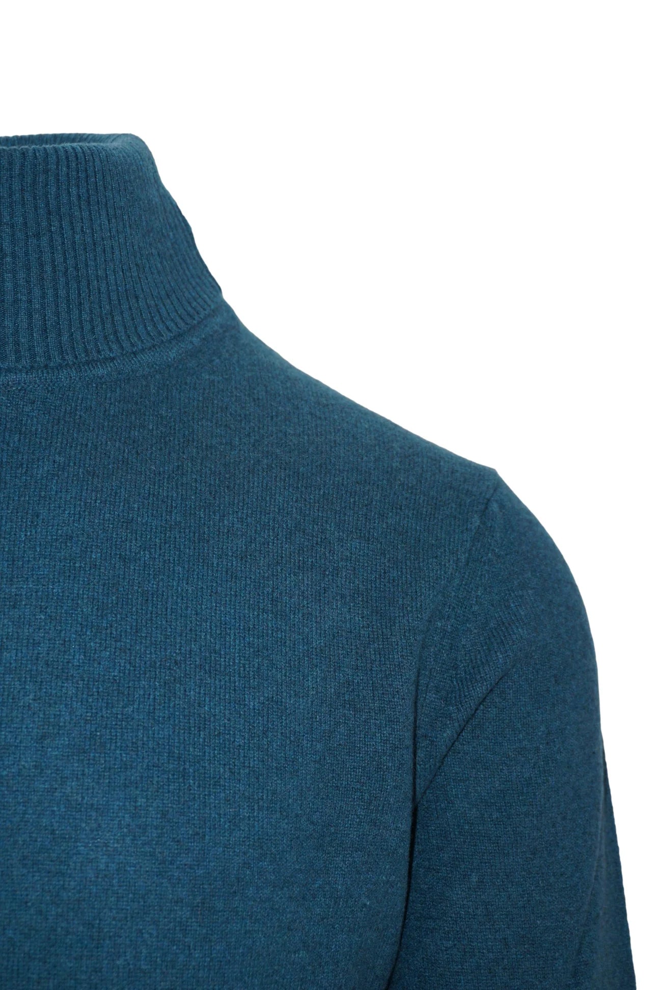 Ferrante | Dolcevita Ciclista Lana Merino Extrafine Light Blu | Uomo