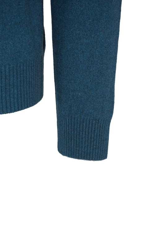 Ferrante | Dolcevita Ciclista Lana Merino Extrafine Light Blu | Uomo