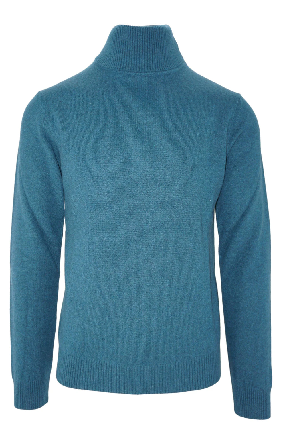 Ferrante | Dolcevita Ciclista Lana Merino Extrafine Light Blu | Uomo