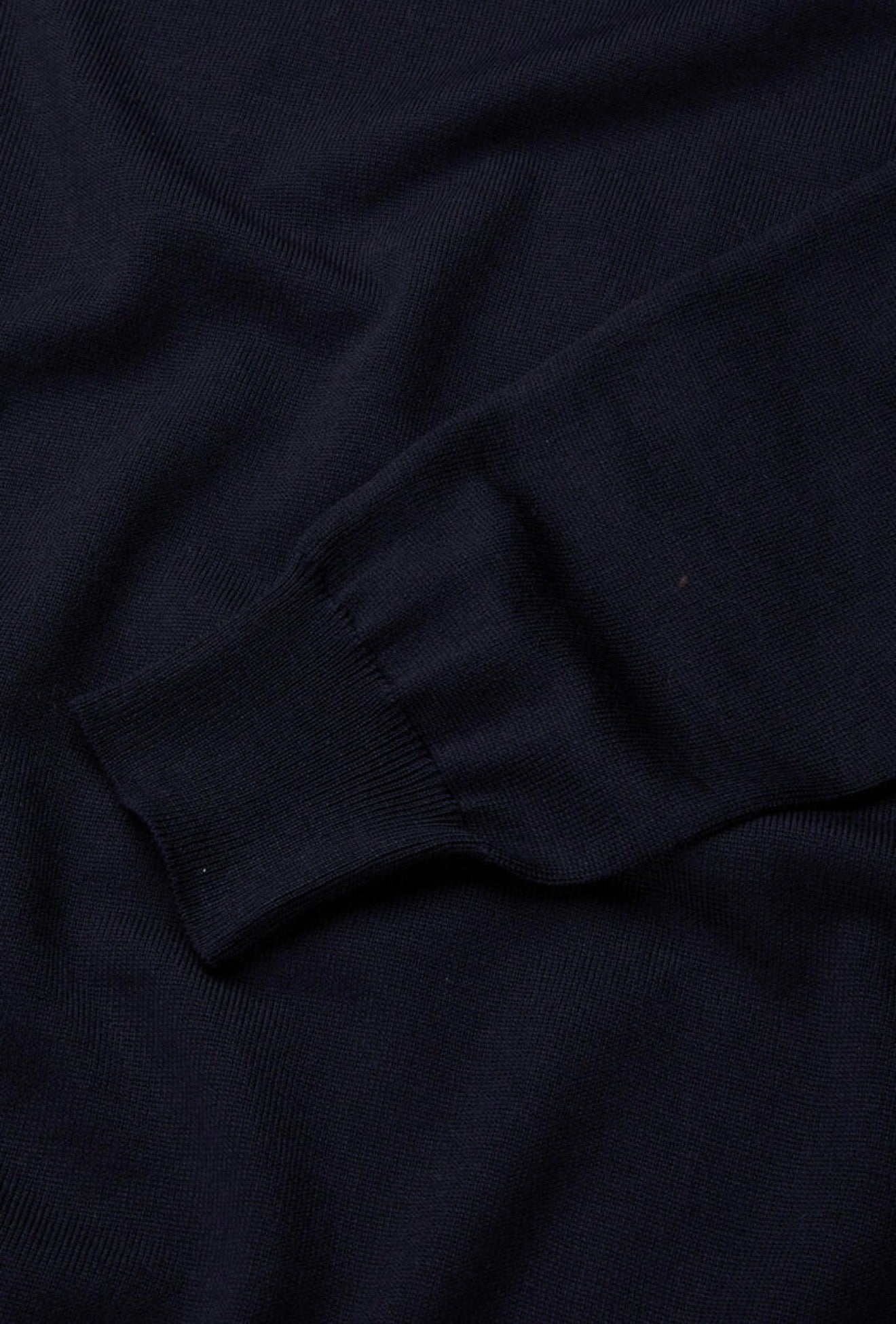 Ferrante | Dolcevita Ciclista in Lana Pettinata Blu | Uomo