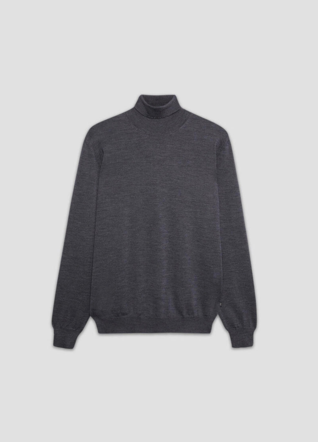 Ferrante | Dolcevita Ciclista in Lana Pettinata Grigio | Uomo