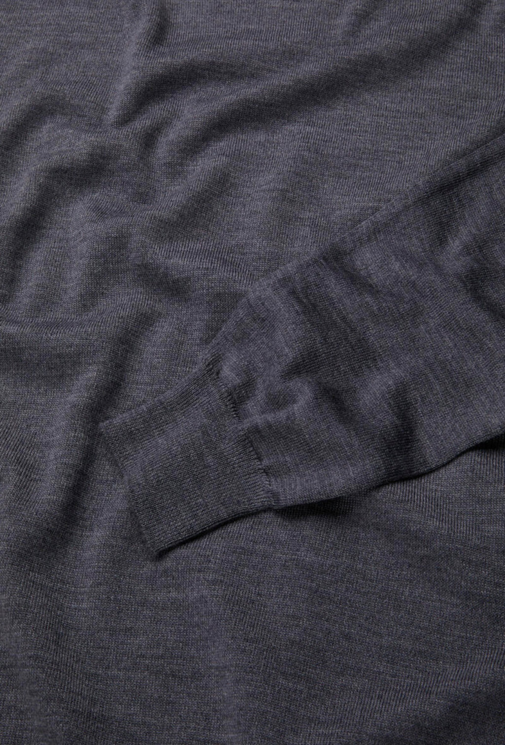 Ferrante | Dolcevita Ciclista in Lana Pettinata Grigio | Uomo