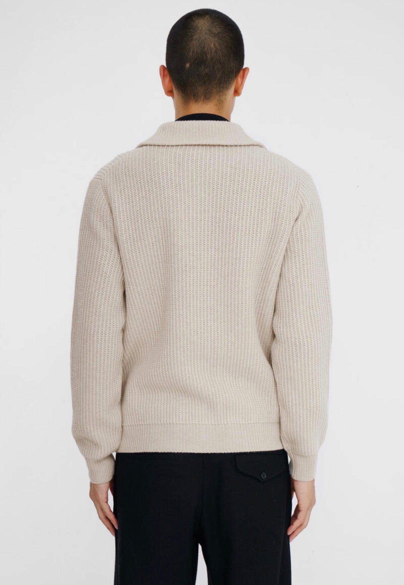 Ferrante | Blusotto Maglione con Zip in Lana Merino | Uomo