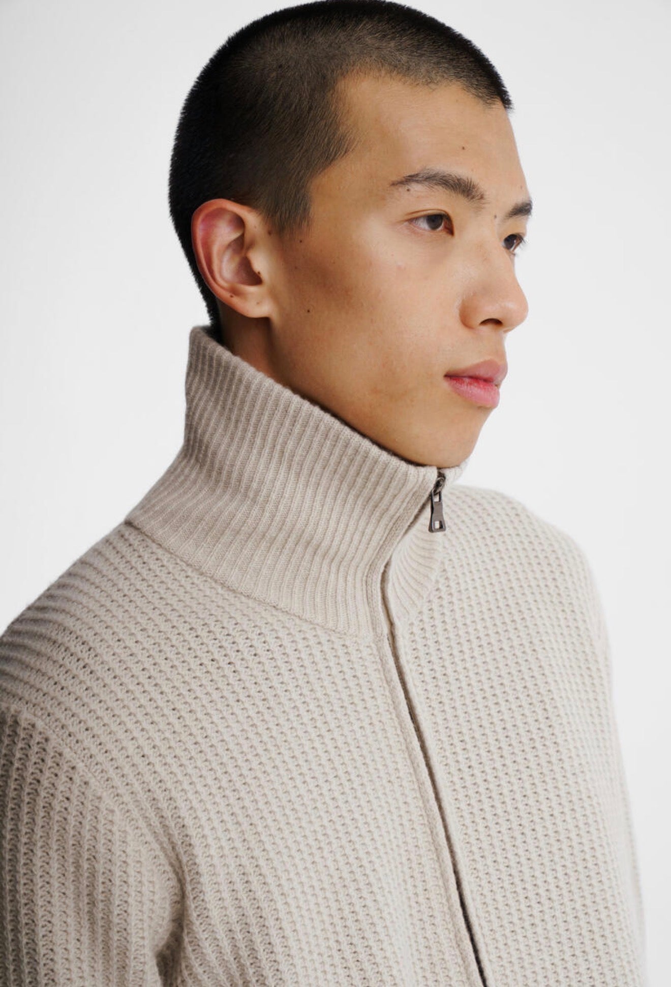 Ferrante | Blusotto Maglione con Zip in Lana Merino | Uomo