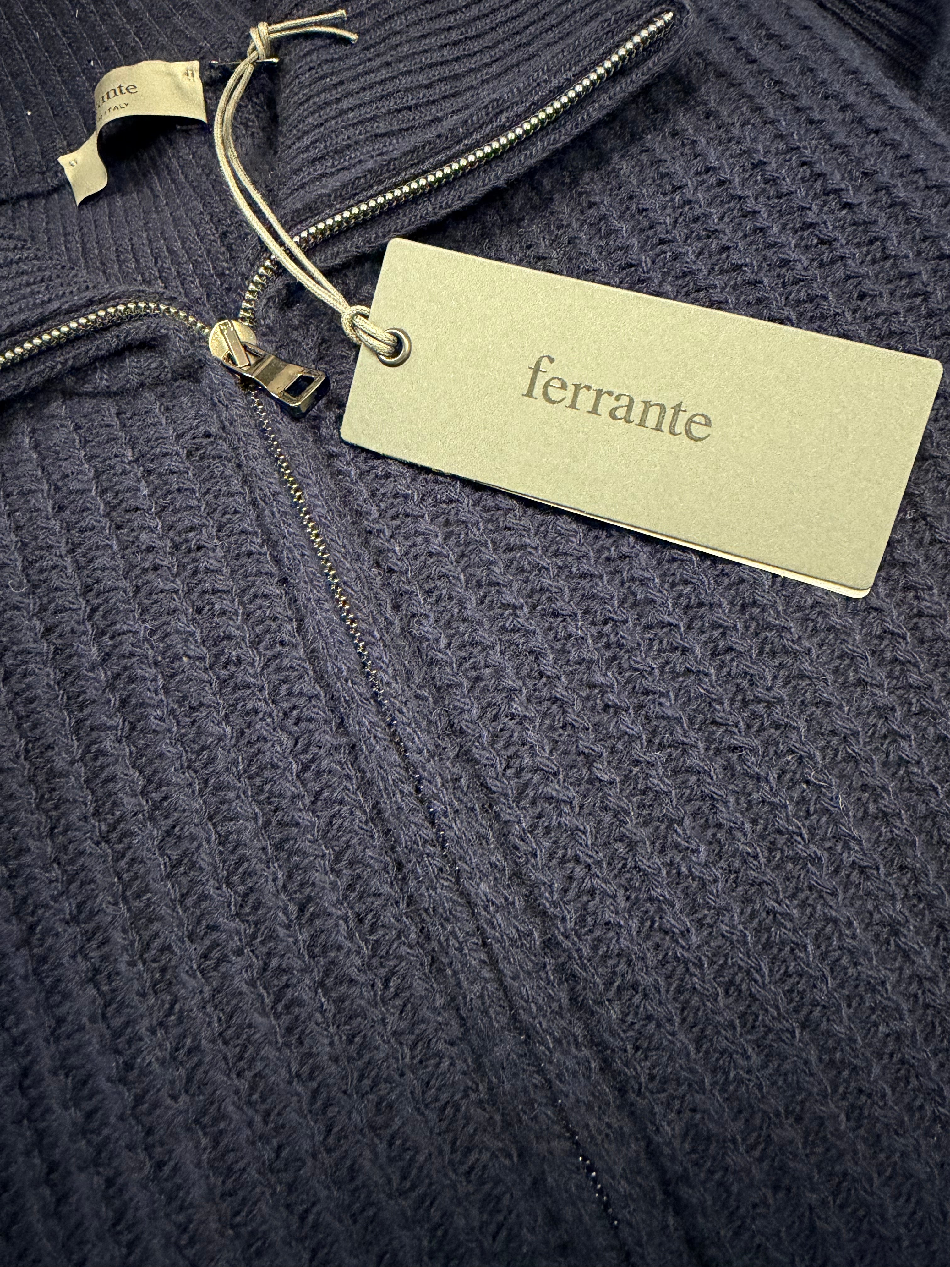 Ferrante | Blusotto Maglione con Zip in Lana Merino | Uomo