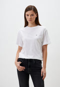 Replay | T-Shirt Donna Logo in metallo | White