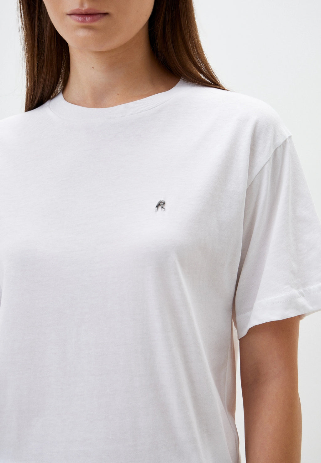 Replay | T-Shirt Donna Logo in metallo | White