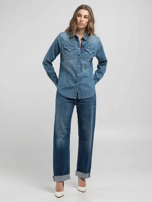 Replay - Camicia Western Slim Fit